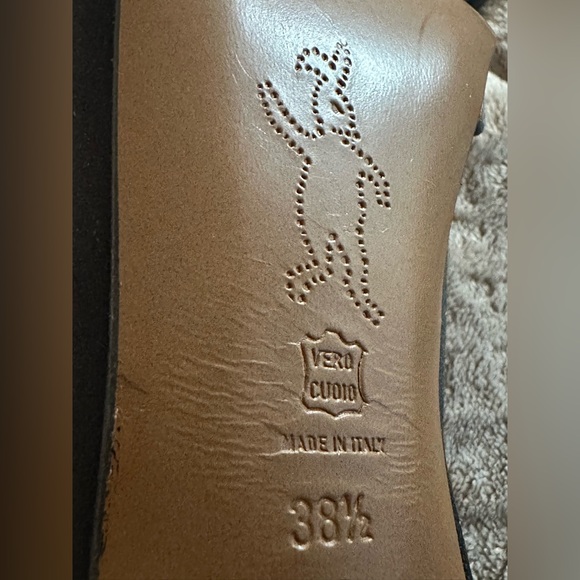 Marni Black Fabric Satin Pumps ~ Size 38.5 ~ High Block Platform Heels - Picture 11 of 14